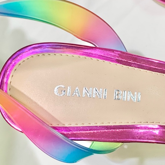 Gianni Bini Liyra Rainbow Heels NWOB - Picture 9 of 12